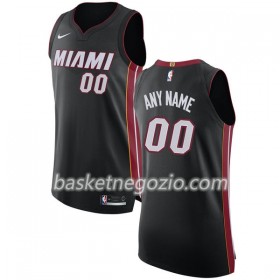 Canotte Uomo Miami Heat Personalizzate Nike 2017-18 Nero Swingman